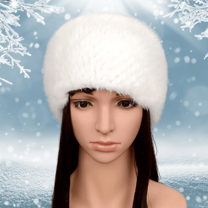 Bandeau Cheveux Femme d'Hiver en Fourrure | Frossia
