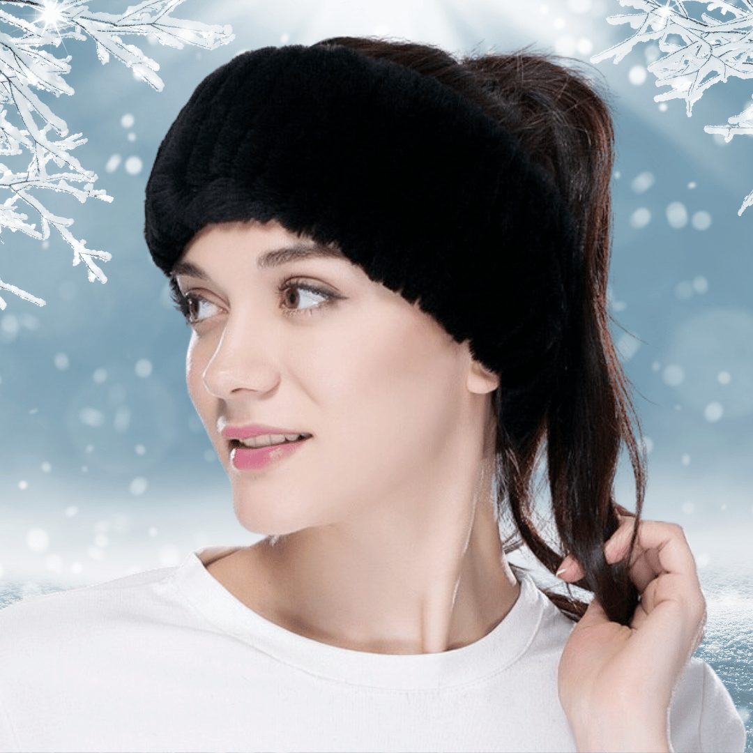Bandeau en Vrai Fourrure | Frossia