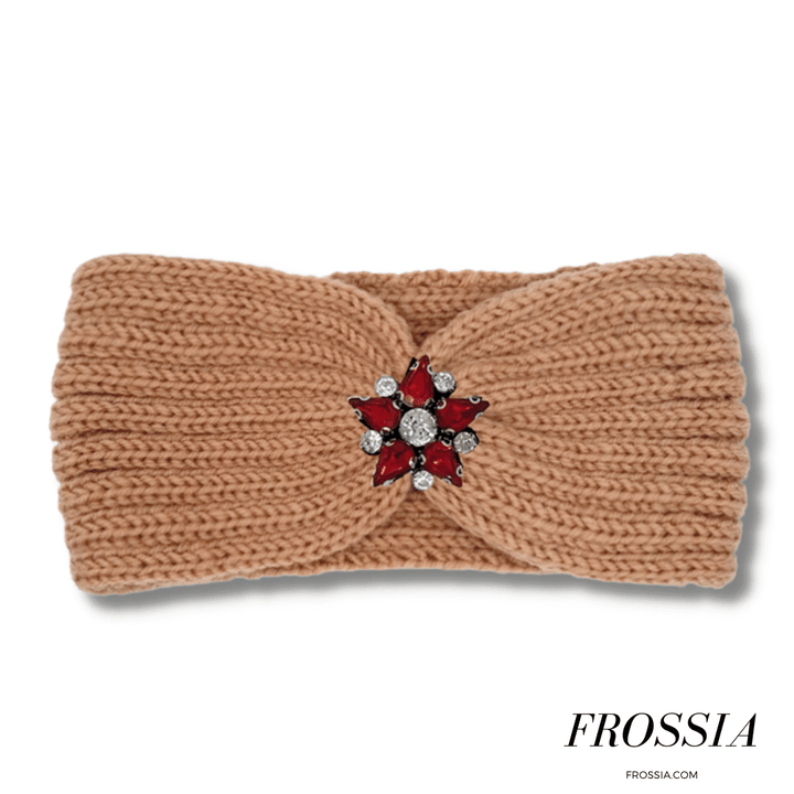 Bandeau Cheveux Marron en Laine pour Femme | Frossia