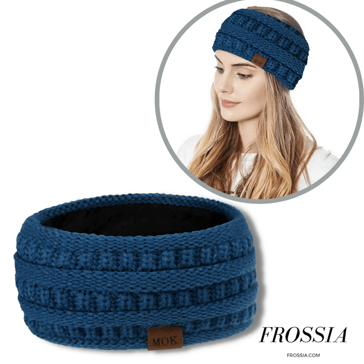 Bandeau Cheveux Bleu pour le Ski | Bandeau Ski Bleu