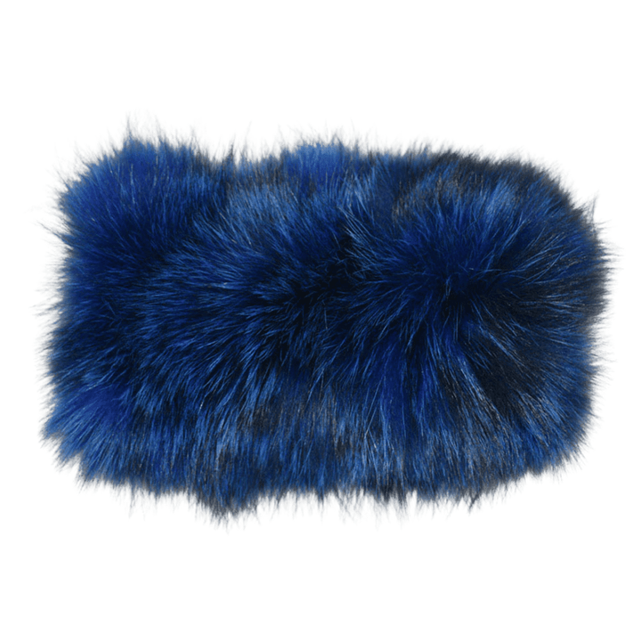 Bandeau Fourrure Renard Bleu