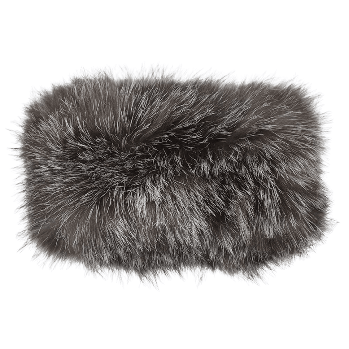 Bandeau  Fourrure Renard Gris