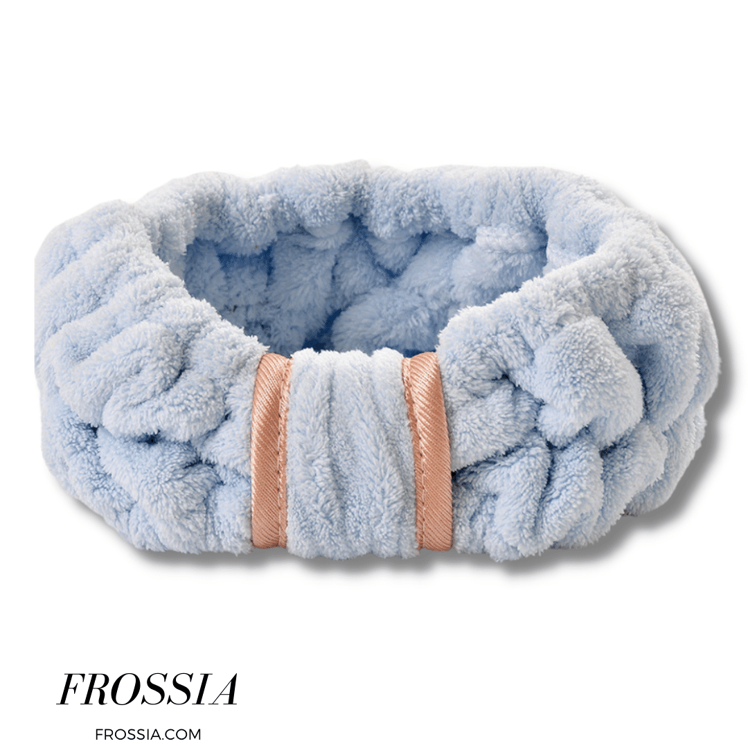 Bandeau de Maquillage eponge bleu | Frossia