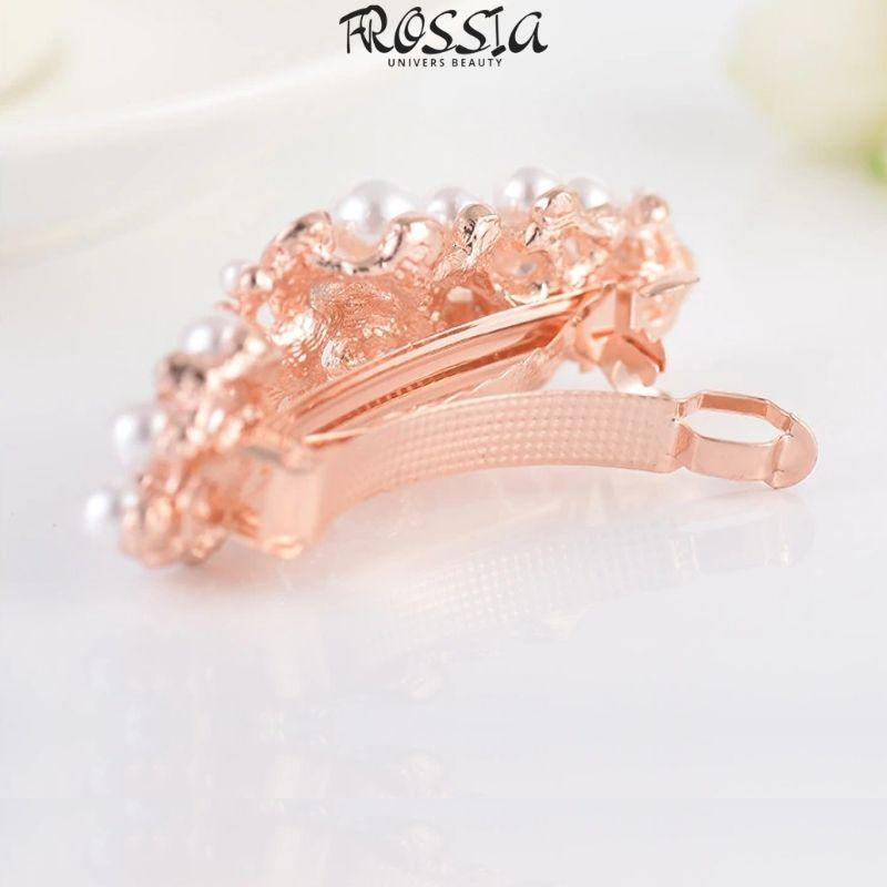 Barrette femme dorée