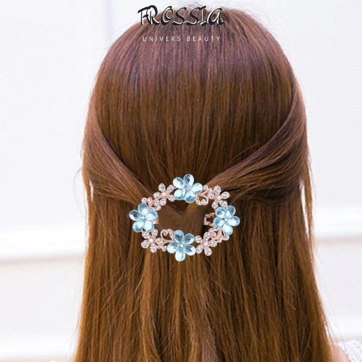 Barrette fleur cheveux