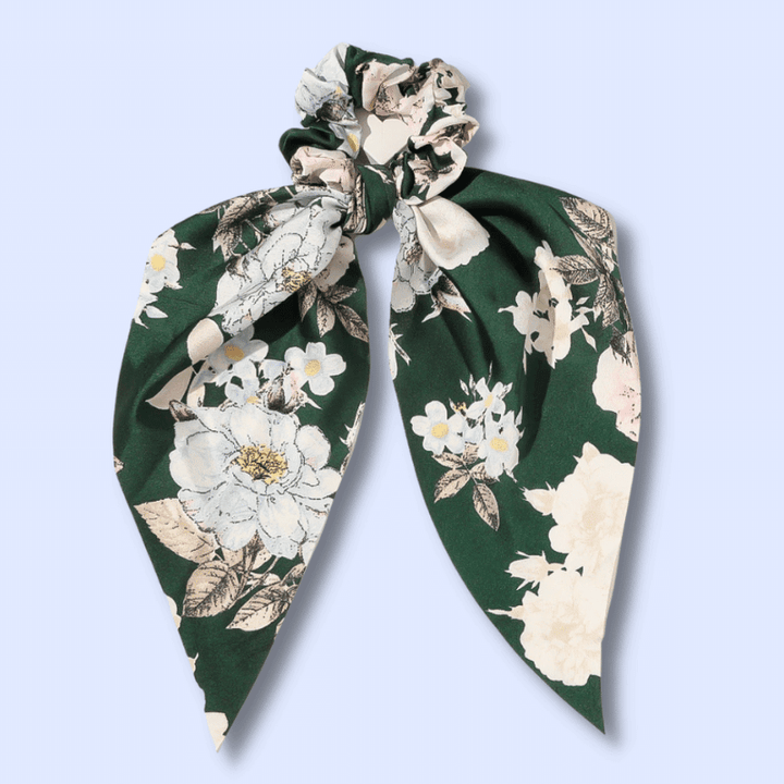 Chouchou Foulard Bohème Vert