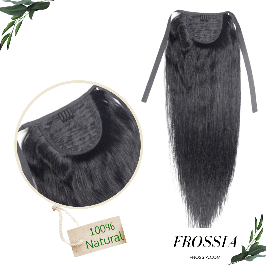 Extension Queue de Cheval Naturel noire | Frossia