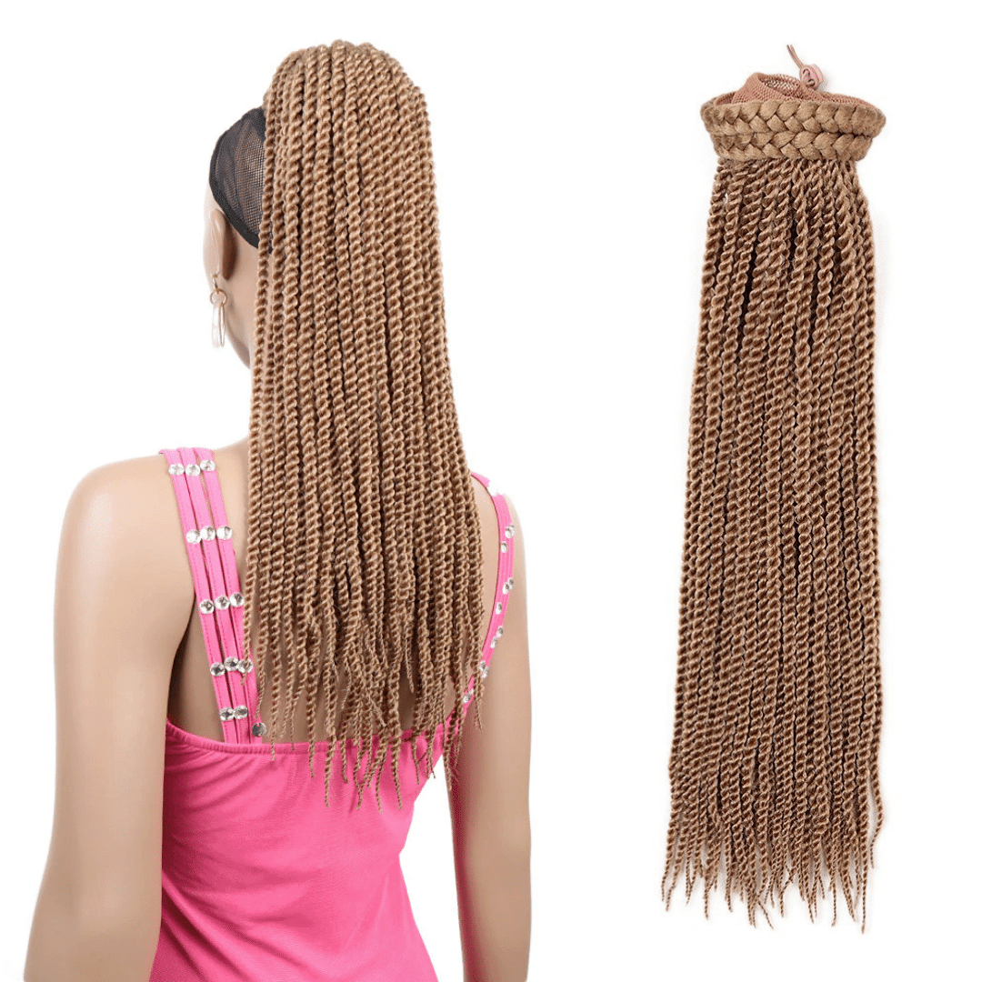 Extension Queue de Cheval Tresse Africaine blonde