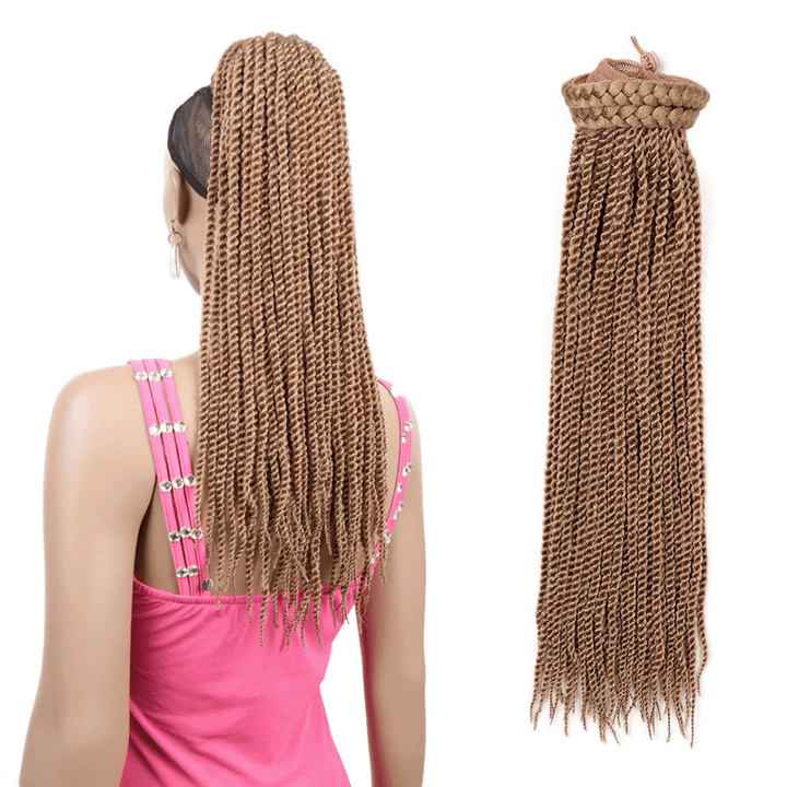 Extension Queue de Cheval Tresse Africaine blonde