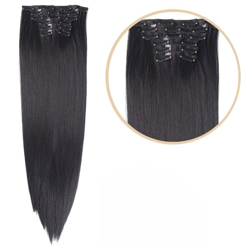 Extension Cheveux Noir Avec Clips