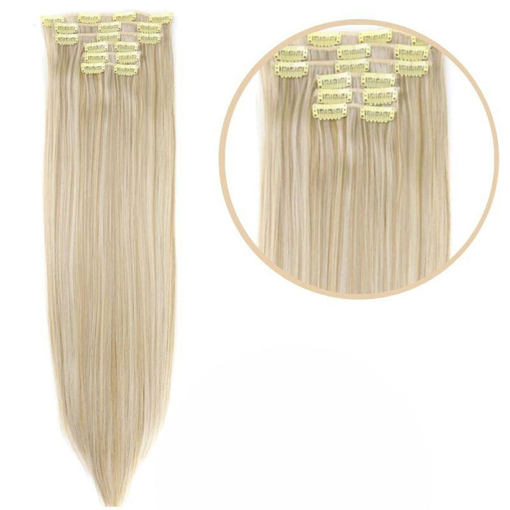 Extension cheveux blond avec clips