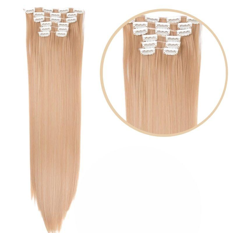 Extension cheveux blond venitien avec clips