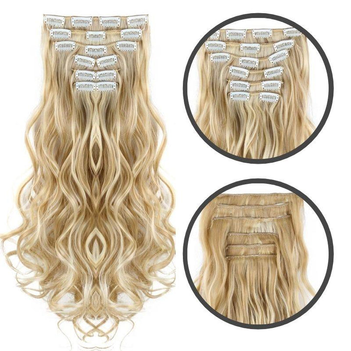 Extension cheveux boucles blond