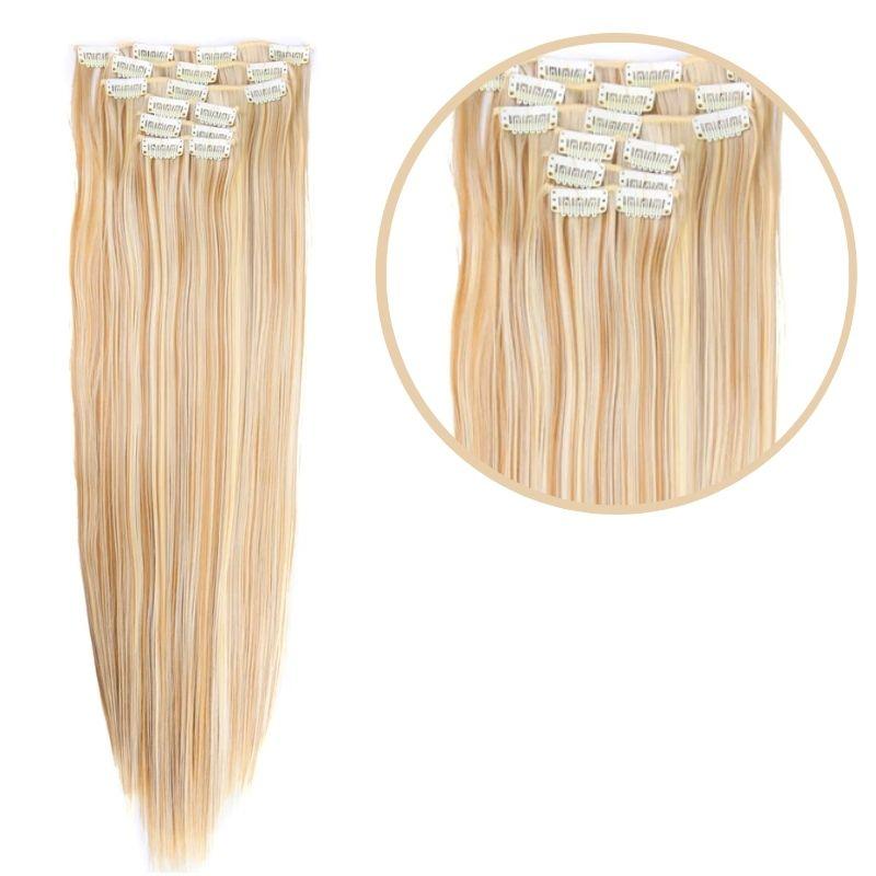 Extension cheveux meche blond avec clips