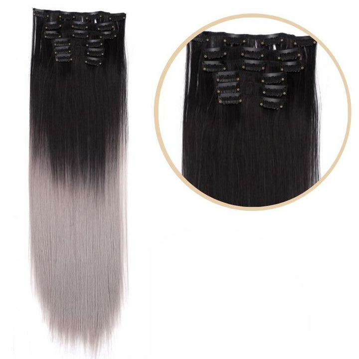 Extension cheveux noir et gris
