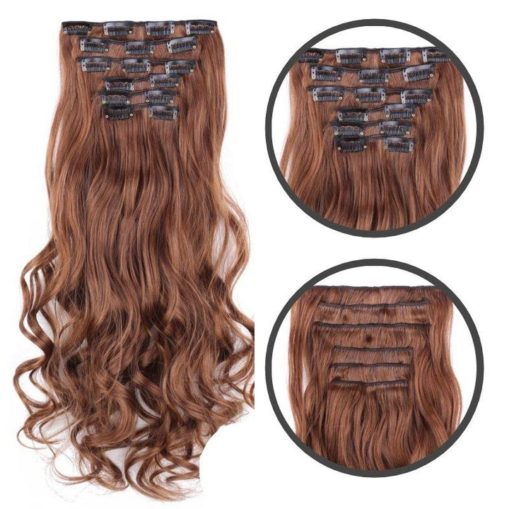Extension cheveux bouclé couleur roux | Frossia