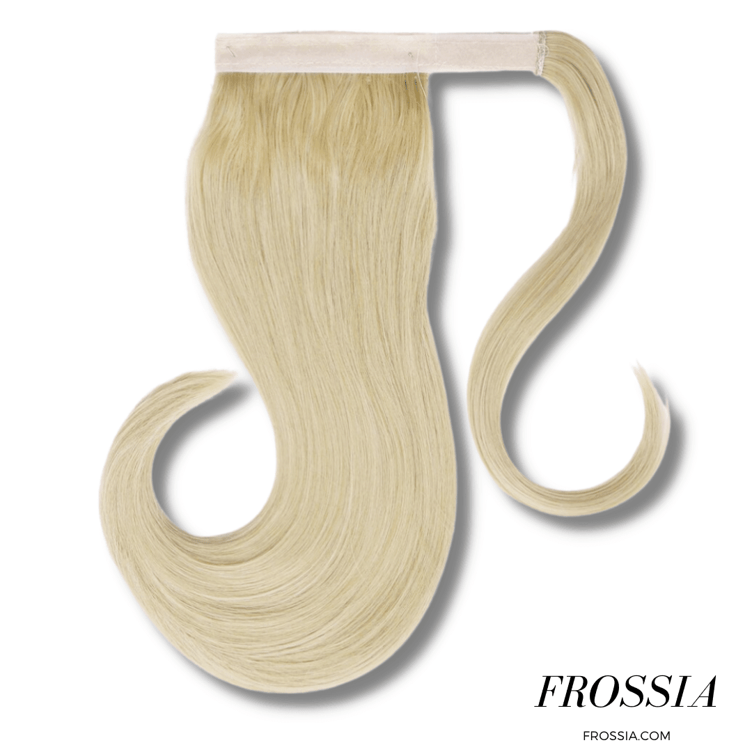 Fausse Queue de Cheval Courte Blonde platine | Frossia