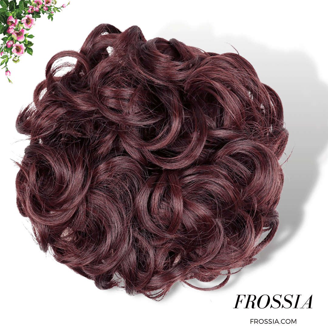 Faux chignon auburn | Frossia