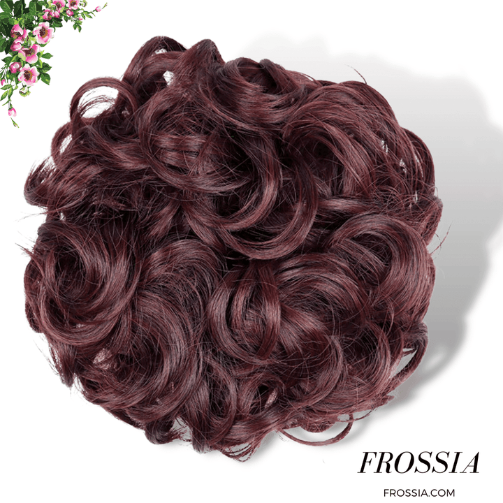 Faux chignon auburn | Frossia