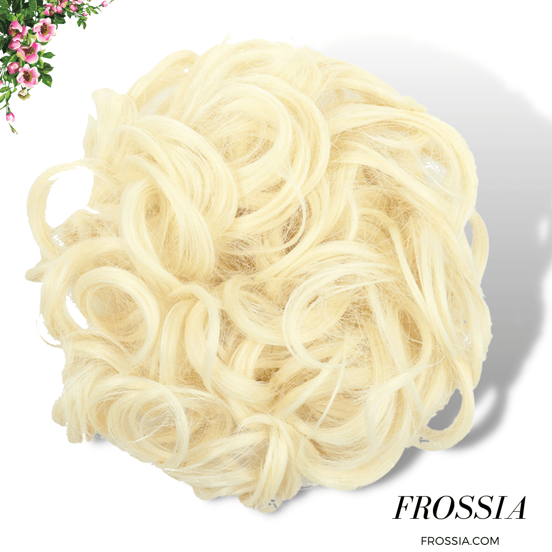 Faux chignon bun xxl blond | Frossia
