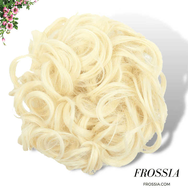 Faux chignon bun xxl blond | Frossia
