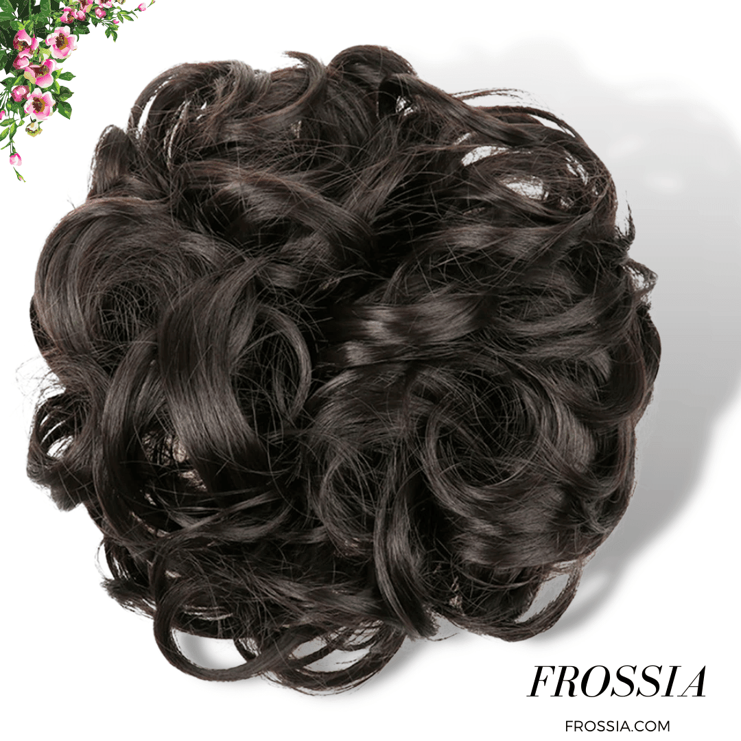 Faux chignon brun | Frossia