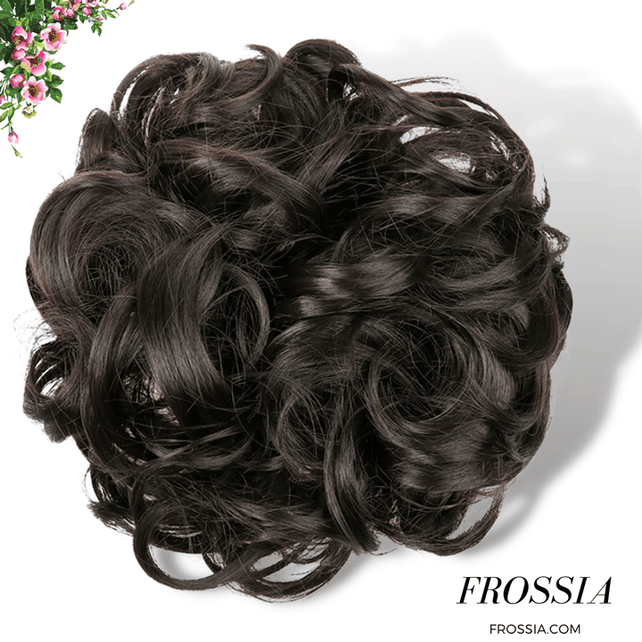 Faux chignon brun | Frossia