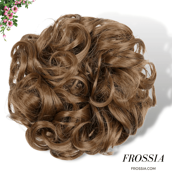 Faux chignon chatain clair | Frossia