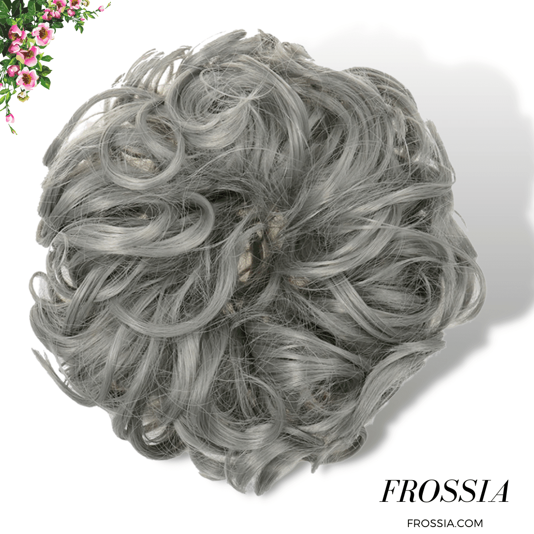Faux chignon gris | Frossia