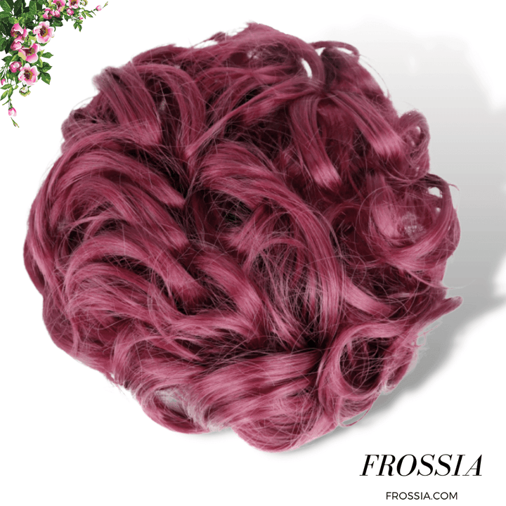 Faux chignon rouge | Frossia