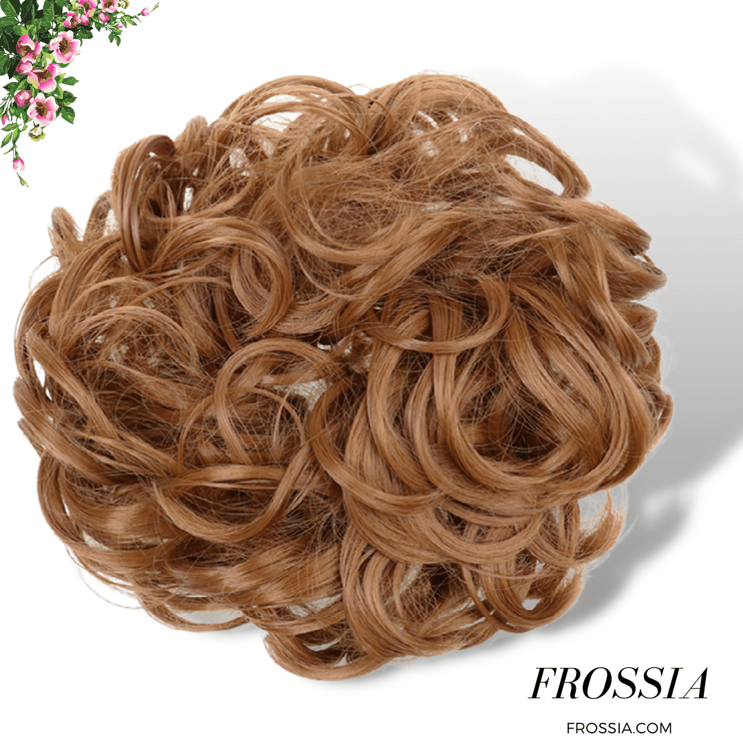 Faux chignon roux | Frossia