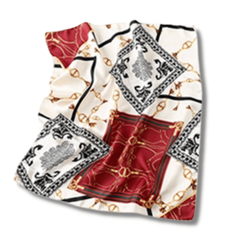 Foulard imprimé chaînes