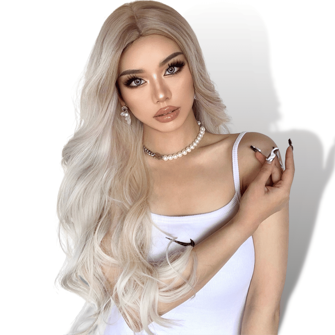 Perruque Blonde Longue | Frossia