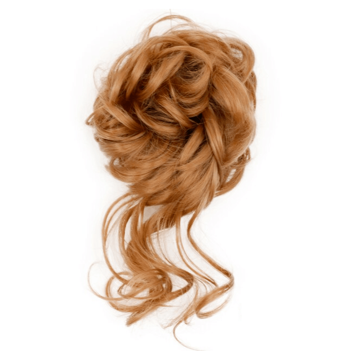 Postiche Chignon avec Boucles Tombantes Roux | Frossia