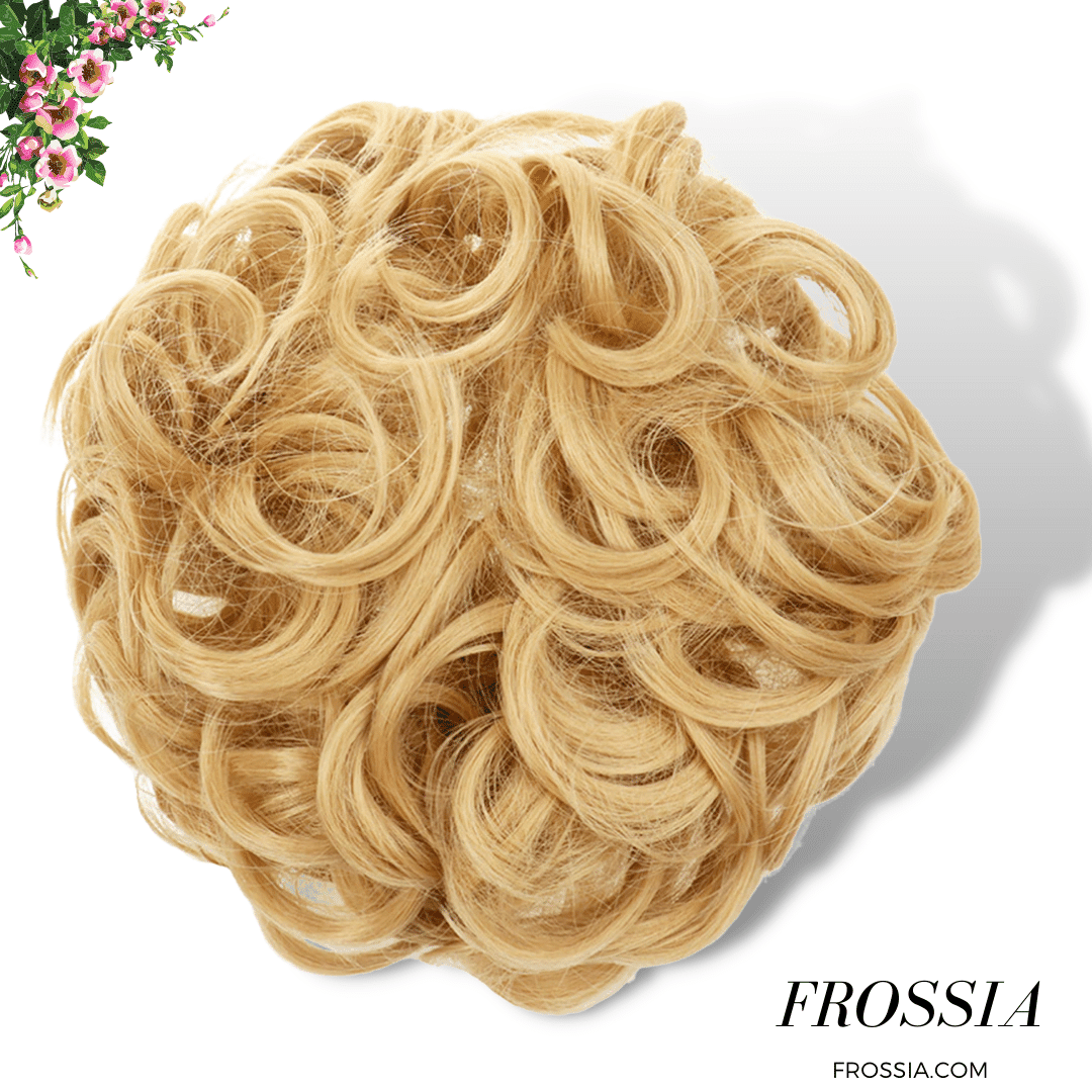 Postiche chignon bun xxl couleur blonde | Frossia