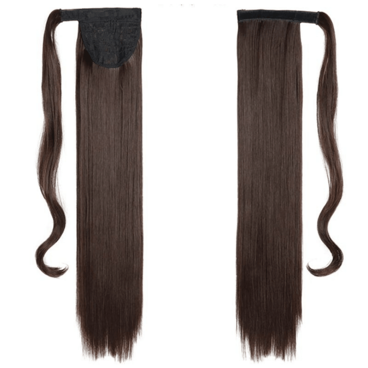 Postiche Queue de Cheval Lisse Brun | Frossia