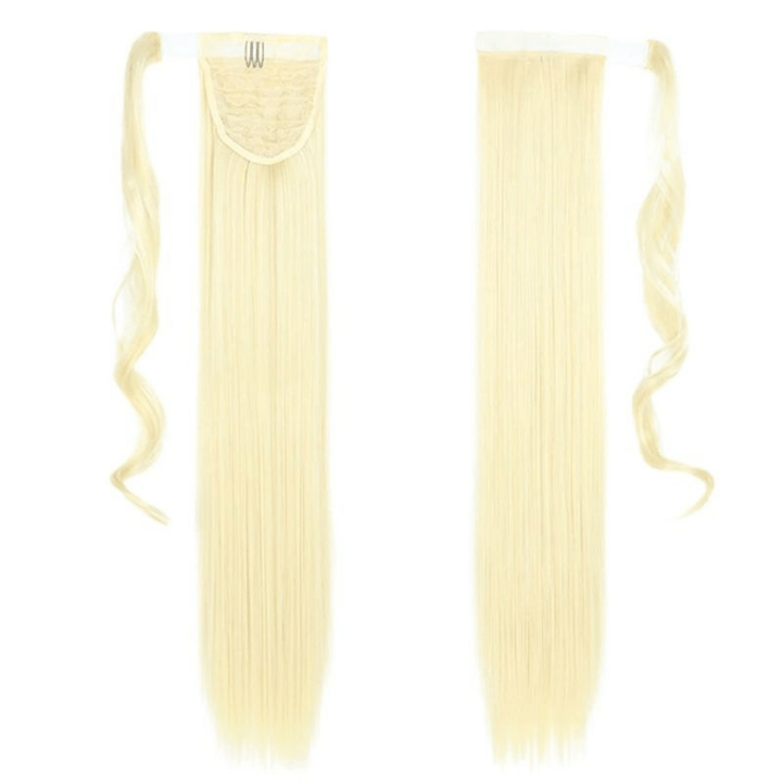 Postiche Queue de Cheval Tres Longue Blond Clair | Frossia
