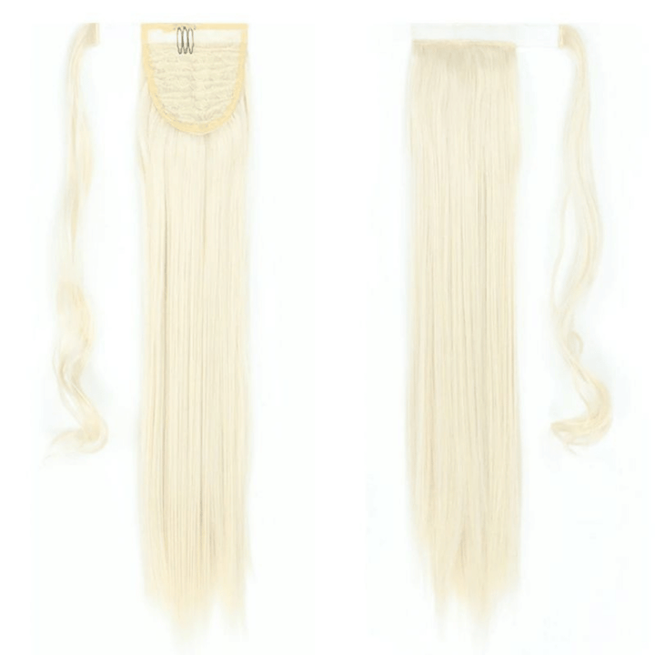 Postiche Queue de Cheval Tres Longue Blond Platine | Frossia