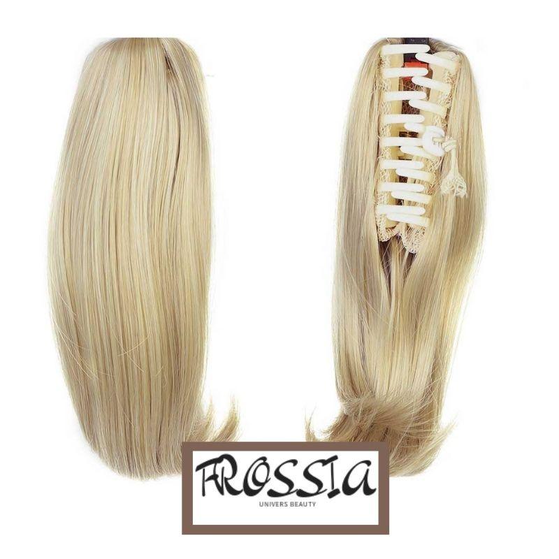 Postiche Queue de Cheval Courte Blonde Platine | Frossia