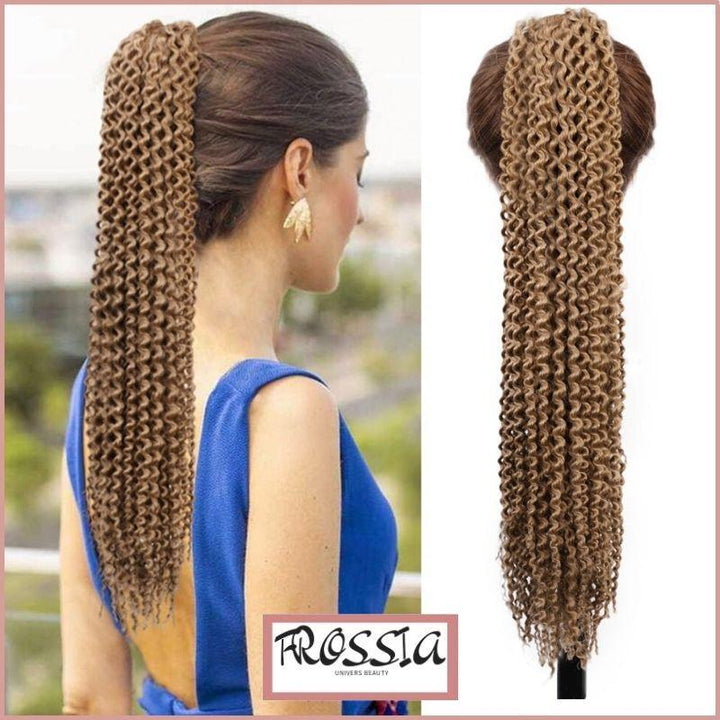 Postiche Queue de Cheval Afro Blonde | Frossia