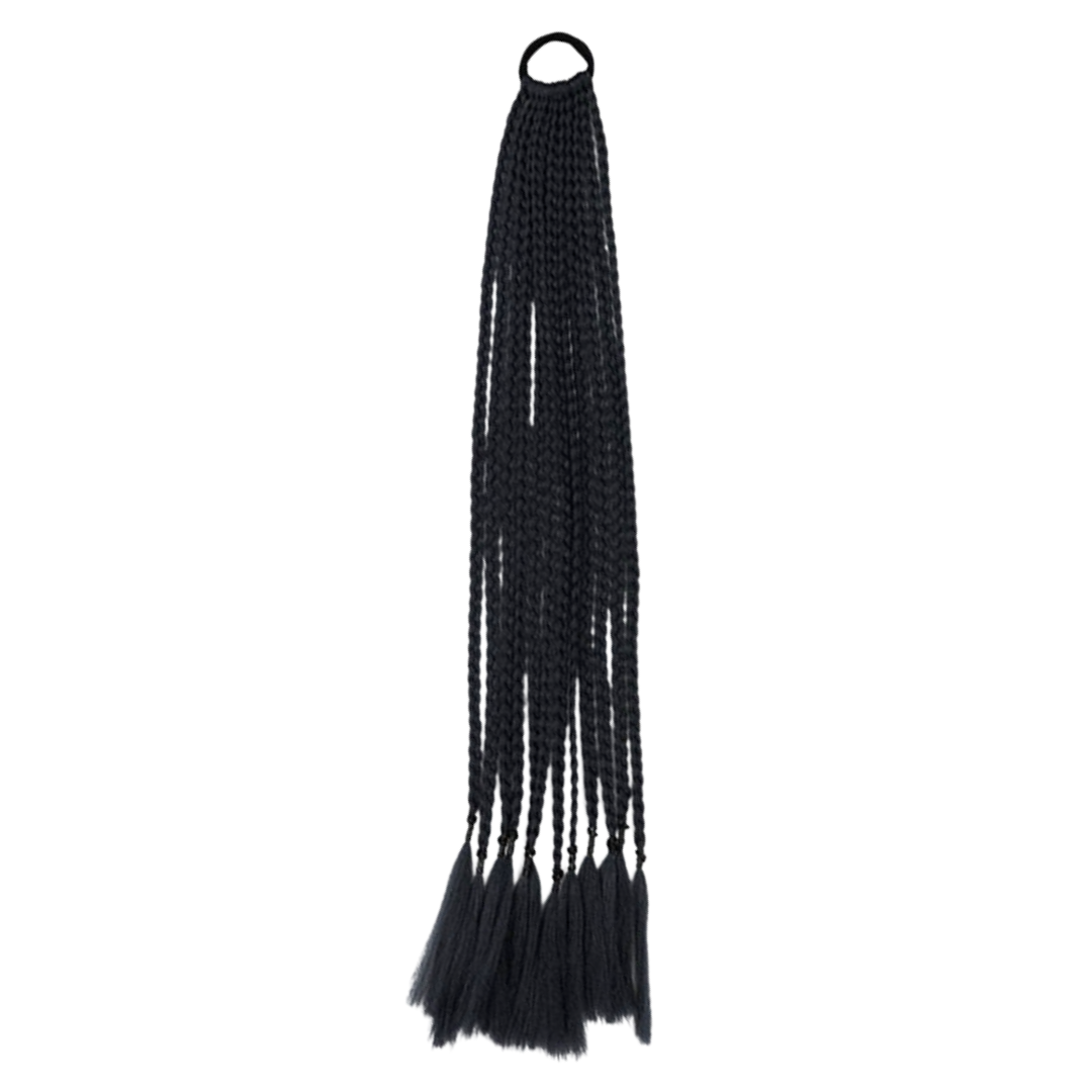 Tresses Africaine Queue de Cheval Noir | Frossia